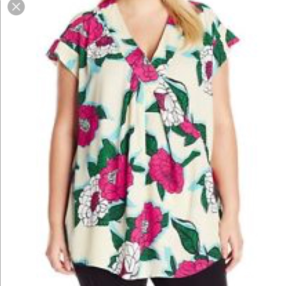 Melissa McCarthy Seven short sleeved blouse